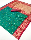 Karnation By Rajtex Silk With Contrast Border Sarees Wholesale Market In Surat With Price